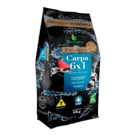 Ração Poytara Premium Carpa 6X1