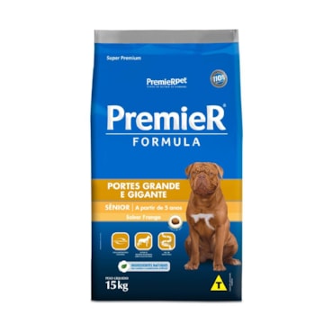 Ração Premier Fórmula Cães Sênior Portes Grande e Gigante Sabor Frango 15kg - imagem adicional