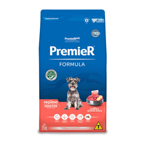 Ração Premier Fórmula para Cães Adultos Raças Pequenas Carne 15,0 kg