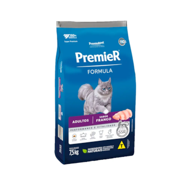 Ração Premier Formula Para Gatos Adultos Sabor Frango 7,5KG