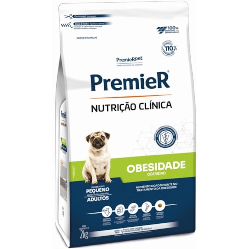 Ração Premier Nutrição Clínica Cães Obesidade Pequeno Porte 2kg - imagem adicional