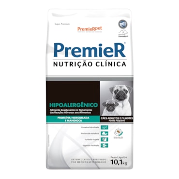 Ração Premier Nutrição Clínica Hipoalergênico Cães Adultos e Filhotes de Pequeno Porte 10,1 kg - imagem adicional