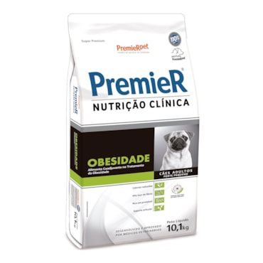 Ração Premier Nutrição Clínica Obesidade Cães Adultos de Pequeno Porte 10,1 kg