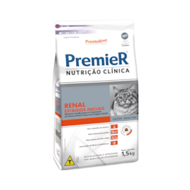 Ração Premier Nutrição Clínica para Gatos Problema Renal em Estágio Inicial 1,5KG