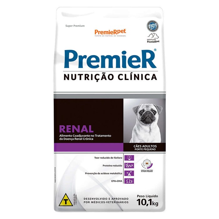 Ração Premier Nutrição Clínica Renal Cães Pequeno Porte 10,1KG