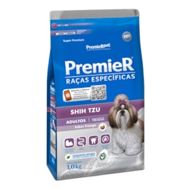 Ração Premier Raças Específicas Cães Adultos Shih Tzu Frango 1,0 kg