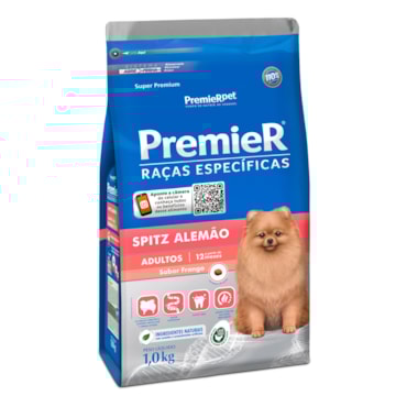 Ração Premier Raças Específicas Cães Adultos Spitz Alemão 1,0 kg
