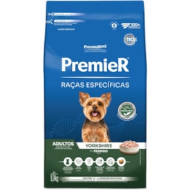 Ração Premier Raças Específicas Cães Adultos Yorkshire Sabor Frango 1kg