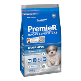 Ração Premier Raças Específicas Cães Filhotes Lhasa Apso Frango 1,0 kg