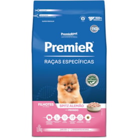Ração Premier Raças Específicas Cães Filhotes Spitz Alemão Sabor Frango 1kg - imagem adicional