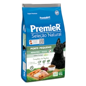 Ração Premier Seleção Natural Cães Adultos Raças Pequenas Frango 10,1 kg