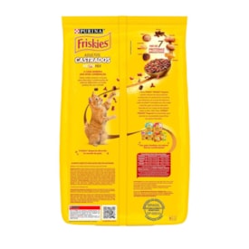 Ração Purina Friskies para Gatos Adultos Castrados Megamix - imagem adicional