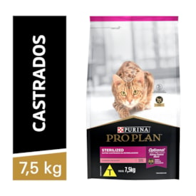 Ração Purina Pro Plan Cat Adult Sterilised para Gatos Castrados 7,5kg