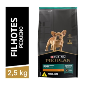 Ração Purina Pro Plan para Cães Filhotes Minis e Pequenos Frango 2,5kg