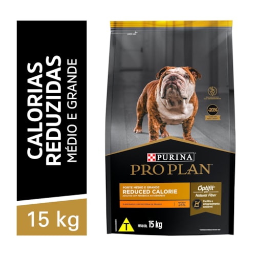 Ração Purina Pro Plan Reduced Calorie para Cães Adultos Médios e Grandes Frango