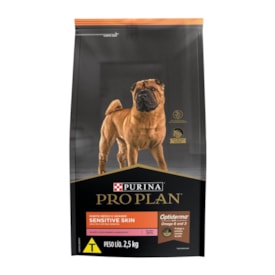 Ração Purina Pro Plan Sensitive Skin para Cães Adultos Médios e Grandes Salmão