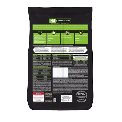 Ração Purina Pro Plan Veterinary Diets HA Hydrolized para Cães Adultos 7,5kg - imagem adicional