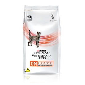 Ração Purina Pro Plan Veterinary Diets OM para Gatos Obesos 1,5kg