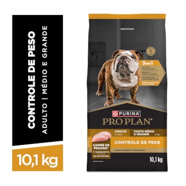 Ração PURINA® PRO PLAN® Controle de Peso para cães médios e grandes sabor frango 10,1 kg