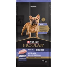 Ração PURINA® PRO PLAN® Cuidado Excepcional para Cães Adultos Minis e Pequenos Frango 7,5 kg - imagem adicional