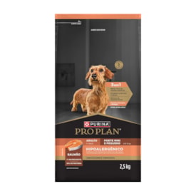 Ração PURINA® PRO PLAN® Hipoalergênica para Cães Adultos Minis e Pequenos Salmão 2,5 kg - imagem adicional