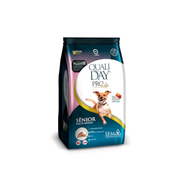 Ração Qualiday Prolife para Cães Sênior Raças Médias 13kg