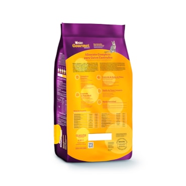 Ração Quatree Gourmet Gatos Castrados Mix Carnes 1 kg - imagem adicional