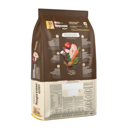 Ração Quatree Supreme Gatos Adultos Castrados Frango e Batata Doce 10,1 kg - imagem adicional