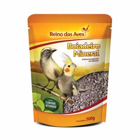 Ração Reino das Aves Boaideiro Mineral para Pássaros 500g 