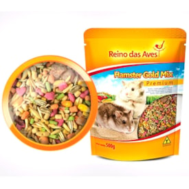 Ração Reino das Aves Gold Mix Premium para Hamster 500g