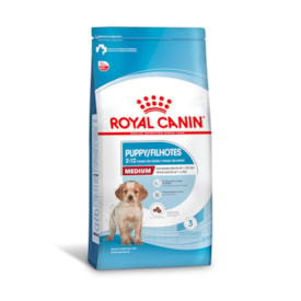 Ração Royal Canin Cães Filhotes Puppy Medium Raças Médias 12 kg