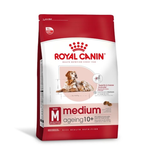 Ração Royal Canin Cães Sênior Medium Ageing 10+ 12kg