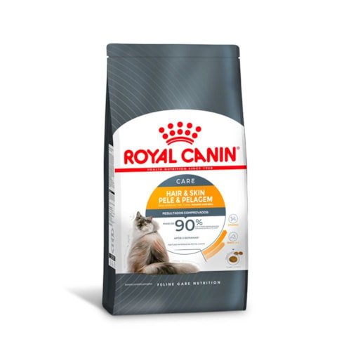 Ração Royal Canin Care Nutrition Feline Hair & Skin Gatos Adultos 1,5 kg