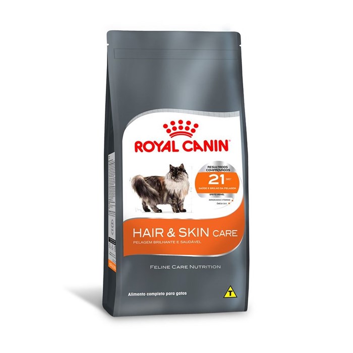 Ração Royal Canin Care Nutrition Feline Hair & Skin Gatos Adultos 1,5 kg