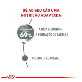 Ração Royal Canin Cuidado Dental para Cães Adultos Porte Mini e Pequenos 2,5kg  - imagem adicional