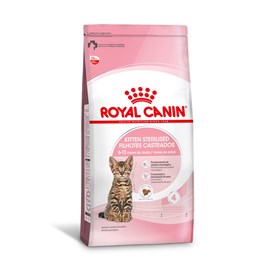 Ração Royal Canin Feline Health Nutrition Kitten Sterilised Gatos Filhotes Castrados 1,5 kg