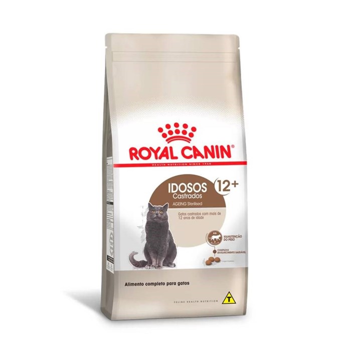Ração Royal Canin Feline Health Nutrition Sterilised 12+ Gatos Castrados 0,4 kg