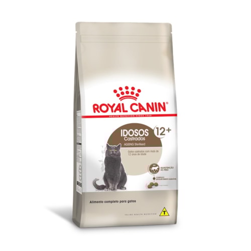 Ração Royal Canin Feline Health Nutrition Sterilised 12+ Gatos Castrados 1,5 kg