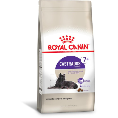 Ração Royal Canin Feline Health Nutrition Sterilised 7+ Gatos Castrados 0,4 kg