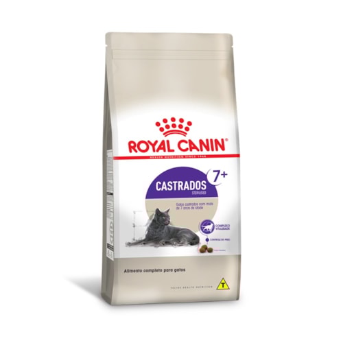 Ração Royal Canin Feline Health Nutrition Sterilised 7+ Gatos Castrados 1,5 kg