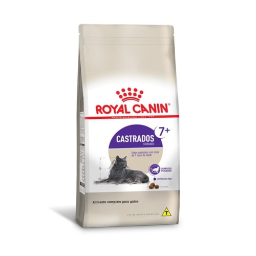 Ração Royal Canin Feline Health Nutrition Sterilised 7+ Gatos Castrados 4,0 kg