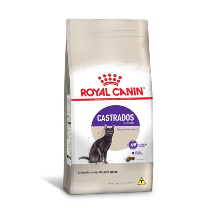 Ração Royal Canin Feline Health Nutrition Sterilised Gatos Castrados Adultos 1,5 kg