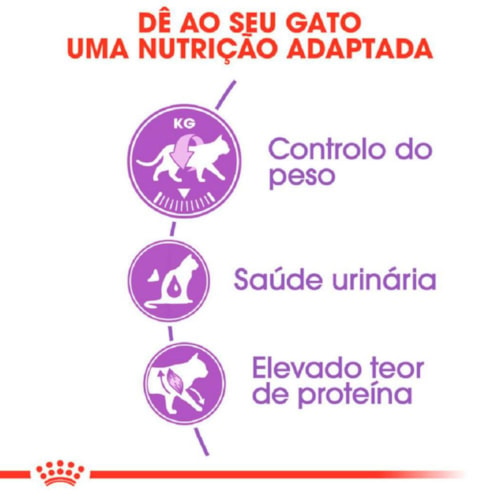 Ração Royal Canin Feline Health Nutrition Sterilised Gatos Castrados Adultos 400 g - imagem adicional