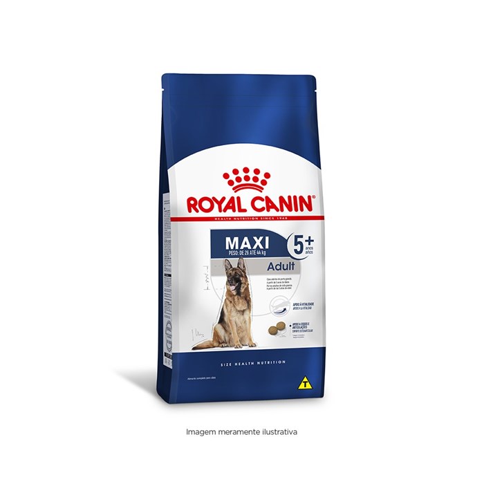 Ração Royal Canin Maxi adult 5+ para Cães a Partir de 5 Anos 15kg