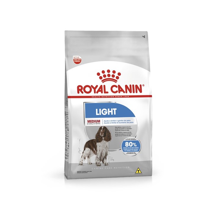 Ração Royal Canin Medium Light Obesos Cães Adultos e Senior Porte Médio 10,1 kg