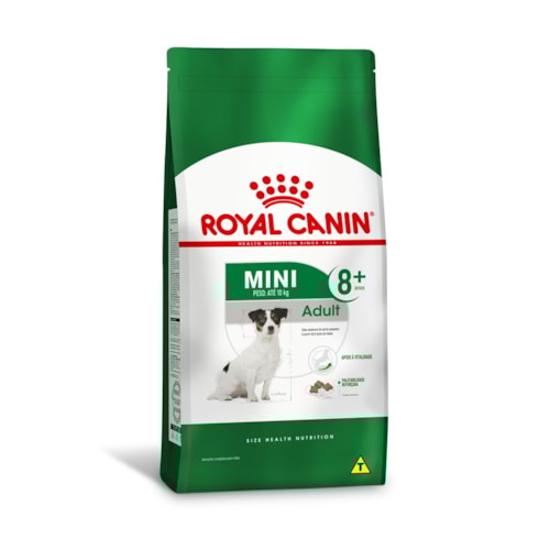 Ração Royal Canin Mini Adult 8+ Cães a Partir 8 Anos 2,5 KG
