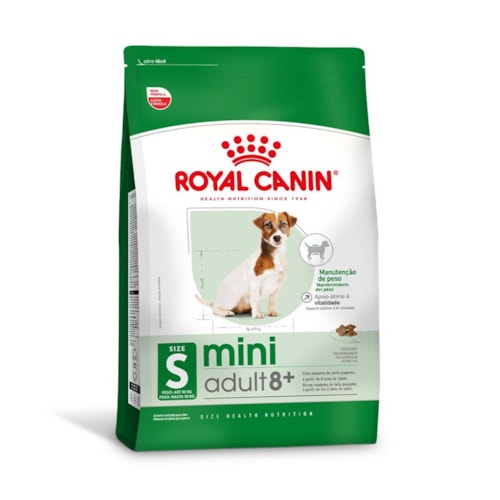 Ração Royal Canin Mini Adult 8+ Cães a Partir 8 Anos 2,5 KG