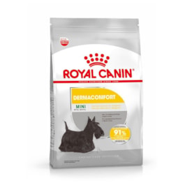 Ração Royal Canin Mini Dermacomfort Cães Com Tendência a Irritações Pele e Coceiras 2,5 KG
