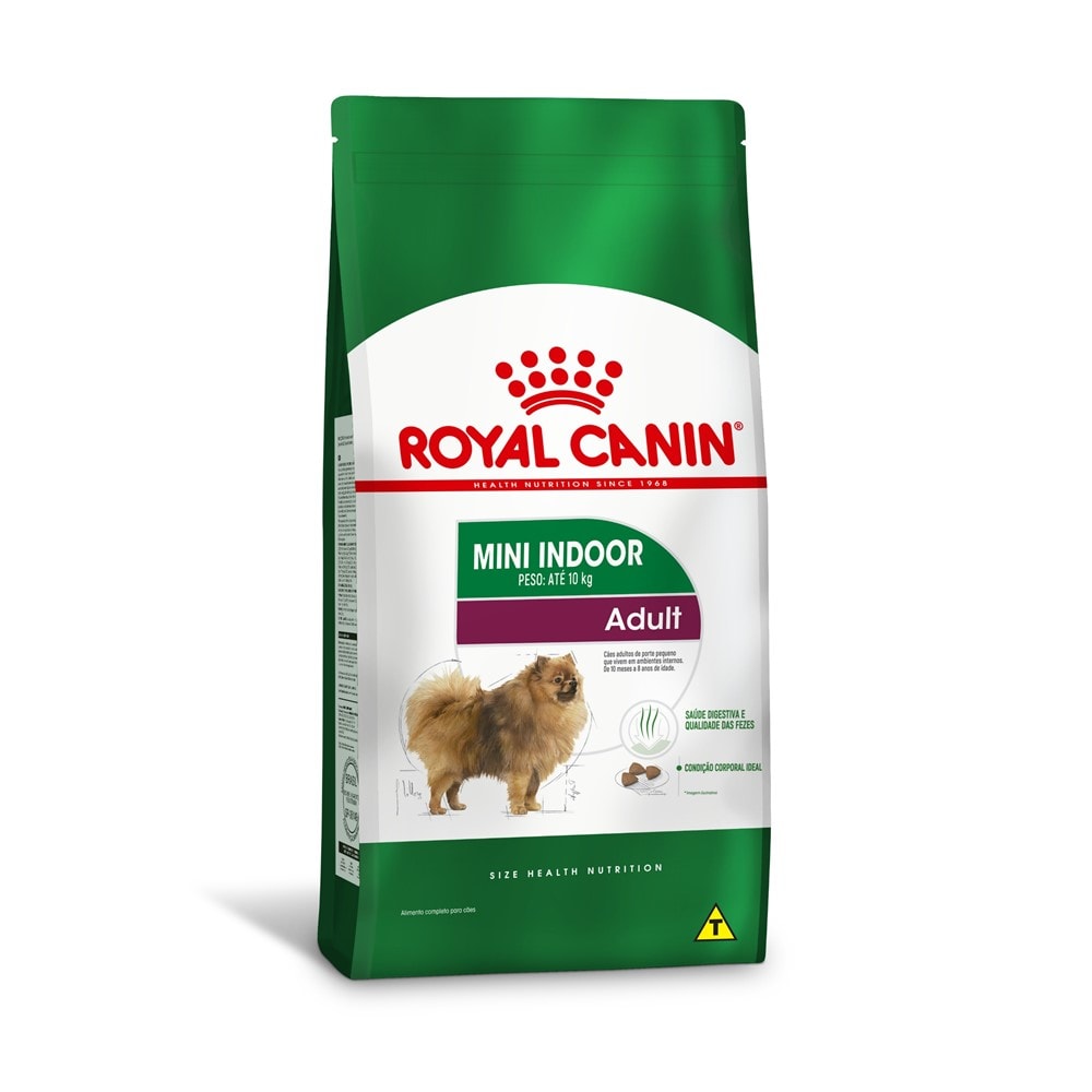 Ração Royal Canin Mini Indoor Adult Cães 10 Meses a 8 Anos