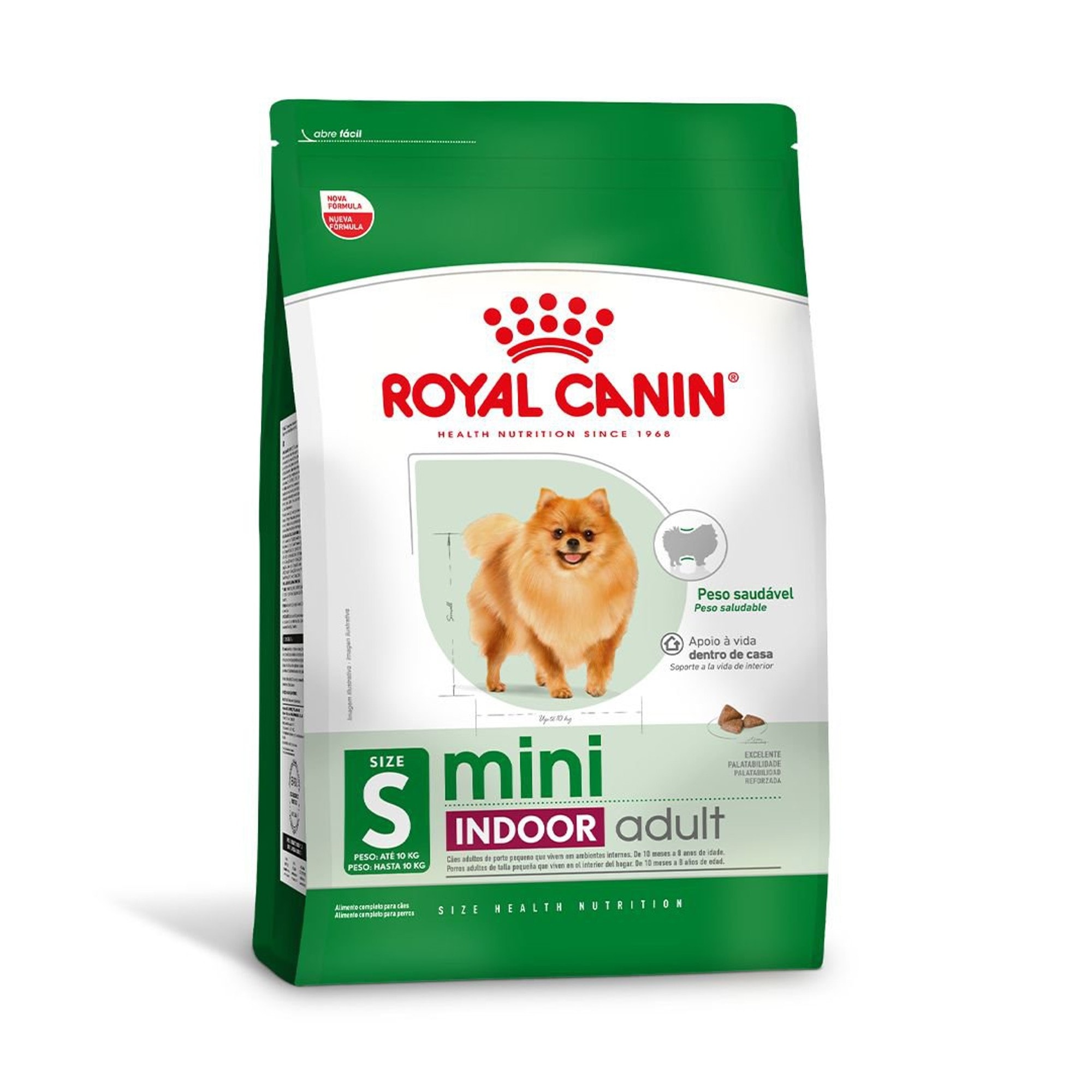Ração Royal Canin Mini Indoor Adult Cães 10 Meses a 8 Anos